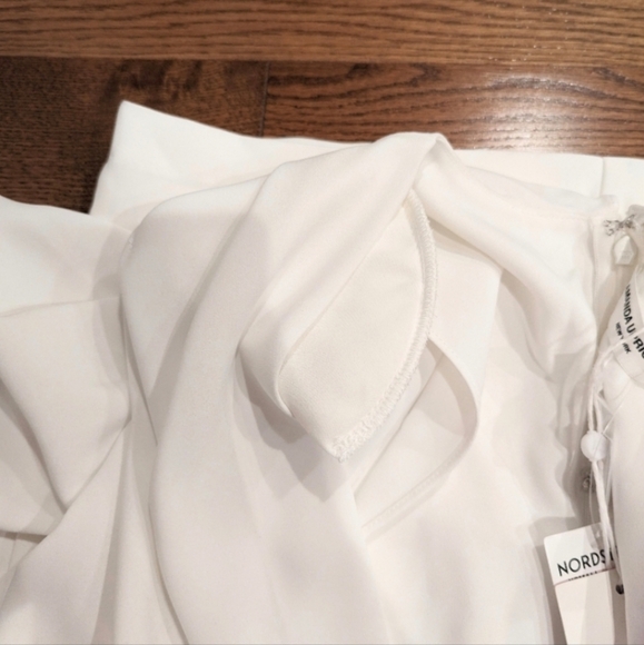 Amanda Uprichard Dress Contessa White Ivory XS Girl Hood Core Bridal - Picture 13 of 16